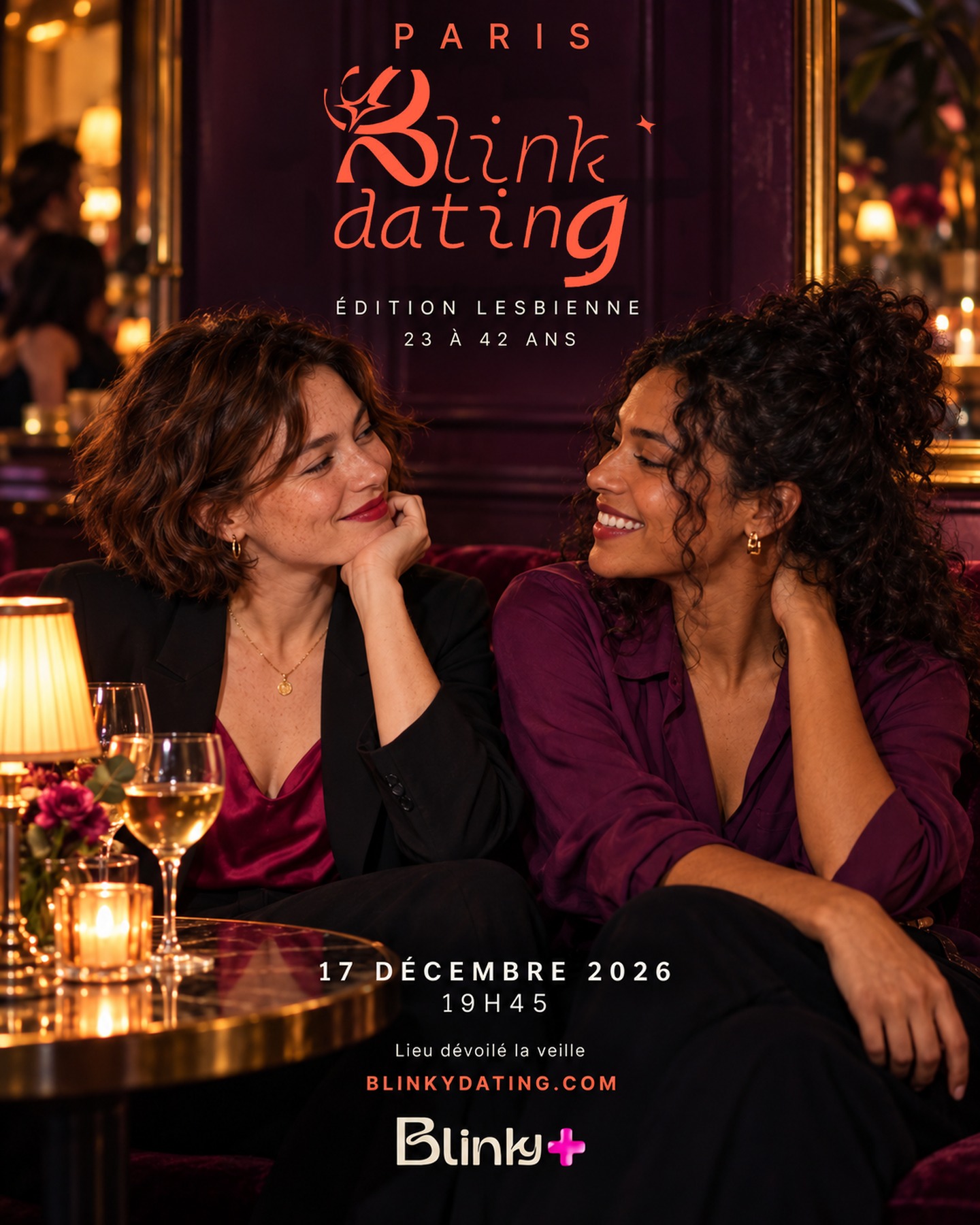 Affiche Blink Dating Paris — Un crush avant les fêtes